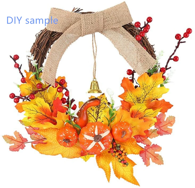 DIY Craft, Rattan, Front Door, Wall Hanging, Holiday Party, 8 Pcs por lote