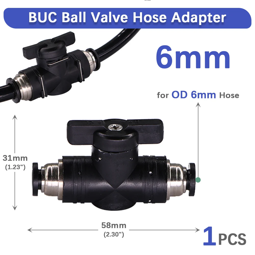 1PCS 4-16mm Kugelhahn Schlauch Adapter Slip Lock Schnell Einsatz Release Connector Abschaltung Stop Wasser pneumatische Rohr Armaturen Kupfer – Detail 11