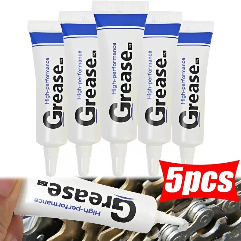 10ml Lithium Based Grease Waterproof O-ring Seal Lubricant Maintenance Lubricant White Glue for Rubber Metal Bearing Lubrication