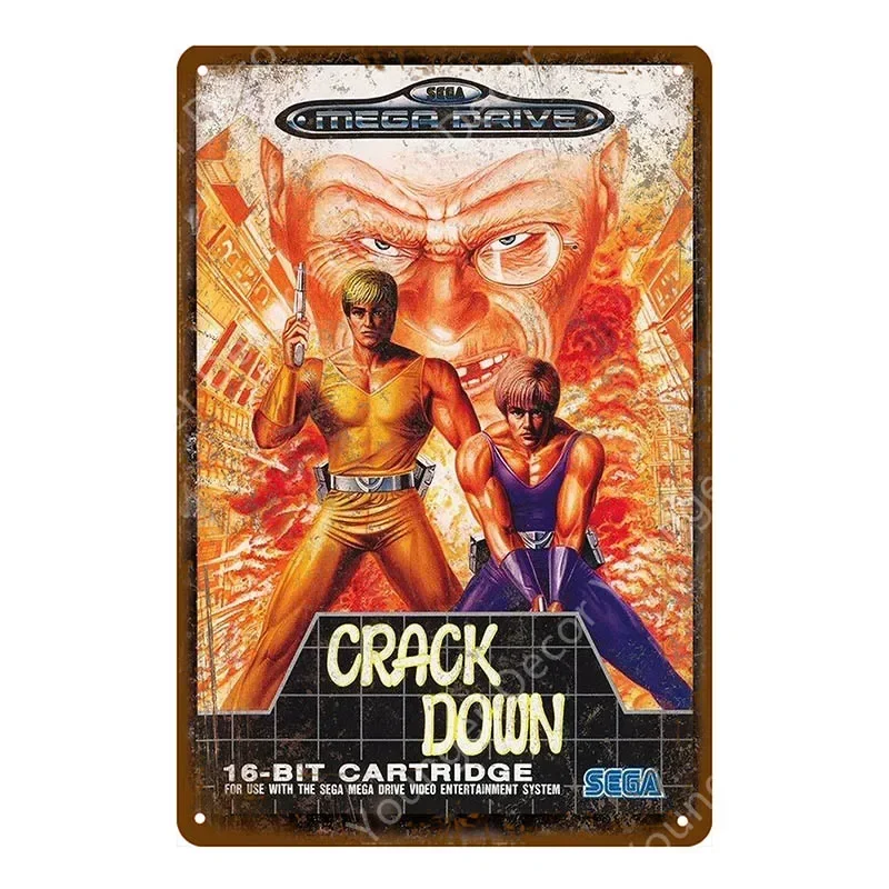 Anime Video Game Role Tin Sign Playroom Bedroom Wall Painting