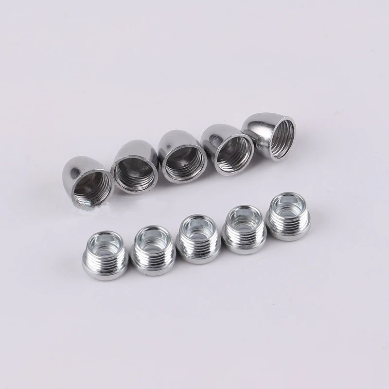 10pcs Copper/Iron Fasteners Led Panel Light Fixing Parts Thread Locking for Hanging Steel Wire Rope Hardware Lamp Fittings