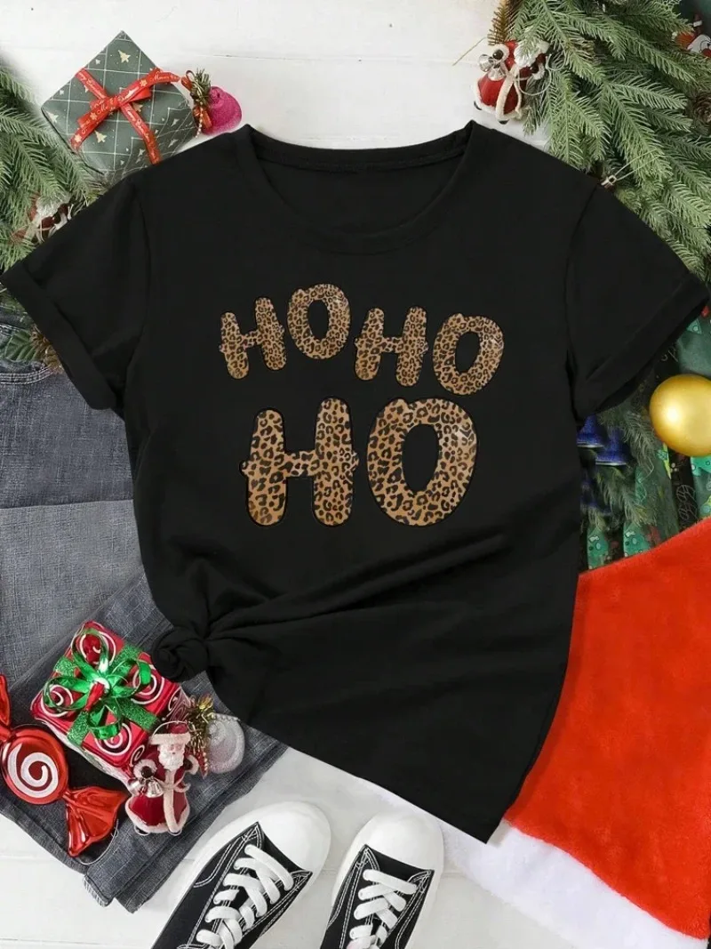 Frauen Weihnachten Santa Claus Gedruckt T Shirt Weihnachten Weihnachten Geschenke Cartoon Top Harajuku Mode Neue Jahr T-shirt Klassisches Design – Detail 11
