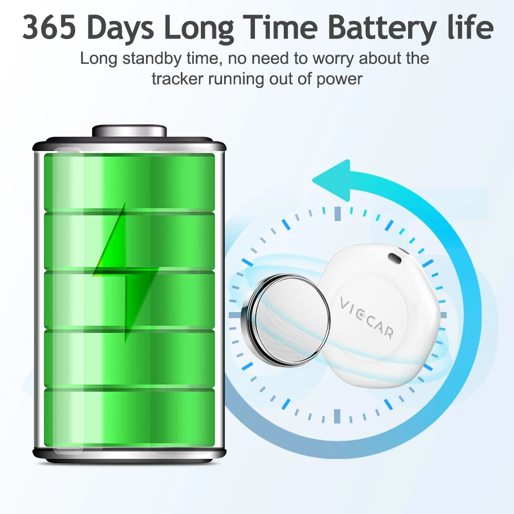 GPS Tracker Bluetooth Tracker Car Tracker Viecar DW01 Car GPS Tracker Wireless Auto For Find My APP Anti Lose Reminder For Iphone Tag Replacement MFI Locator
