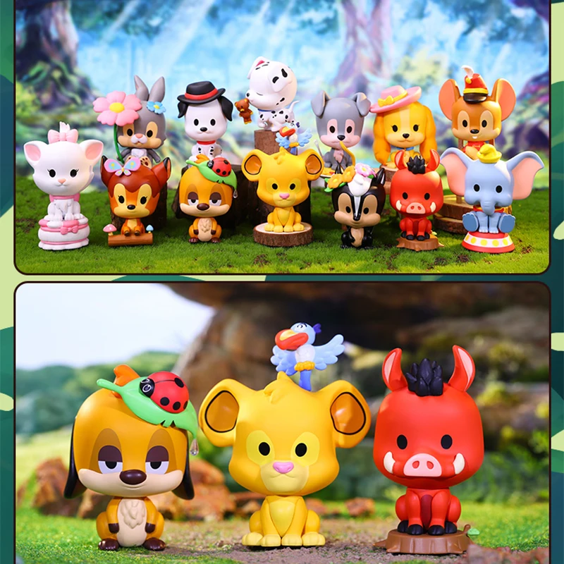 Disney Lion King Thumper Flower Bambi Simba Timon Pumbaa Dumbo Marie Lady And The Tramp Pongo Action Figure Toys Bambole Regalo Per Bambini