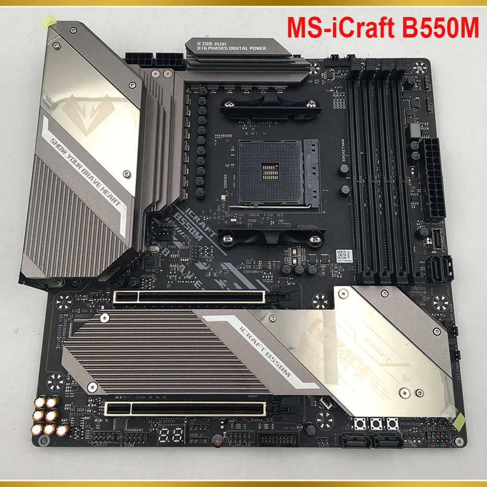 デスクトップコンピュータのマザーボードソケット AM4 NVME M.2 SATA