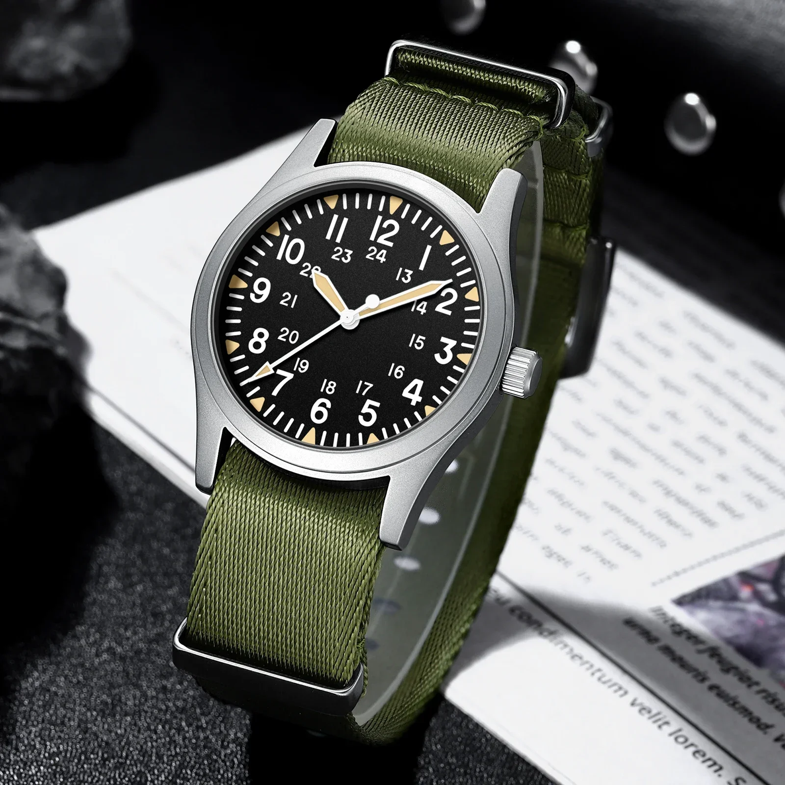 MILITREK 2025 new military 37mm VH31 men's quartz watch AR
