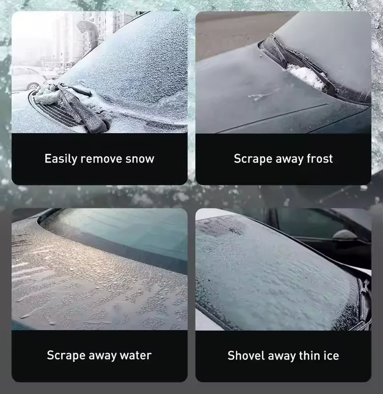 Car Ice Scraper Windshield Snow Removal Shovel Ice Breaker Snow Remover Cleaning Glass Brush TPU Winter Brush Shovel Tool windshield shovel snow shovel car snow brush snow ice scraper