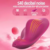 Tragbare Vibrator Ei App Fernbedienung Bluetooth Vibratoren Vagina G-Punkt Dildo Klitoris Klitoris Massagegerät Schmetterling Sex Spielzeug Frauen 4