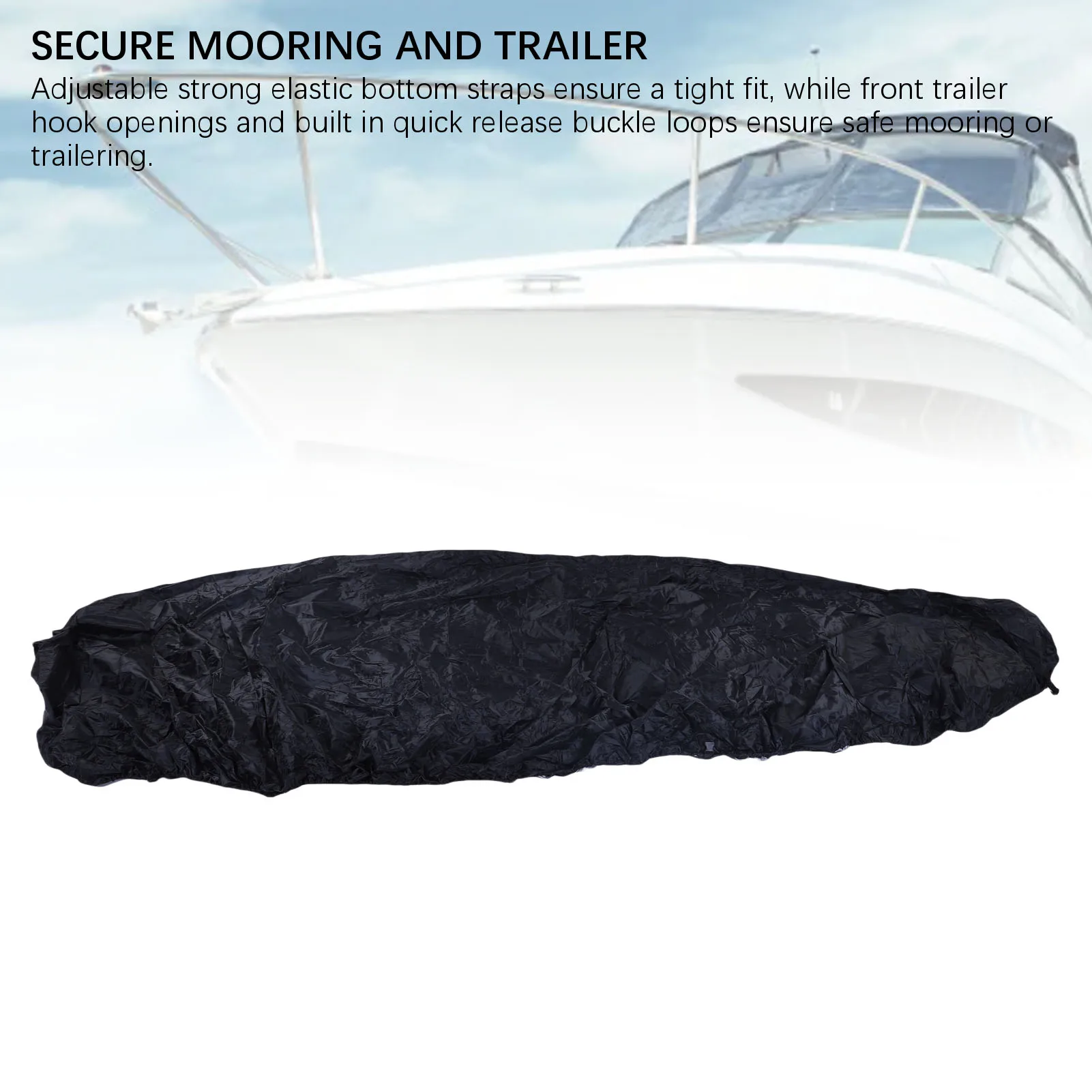 Watercraft Cover Waterproofing 210D Oxford Trailerable Boat Protective Cover Replacement For FX HO FX Cruiser HO FX SVHO FX Crui