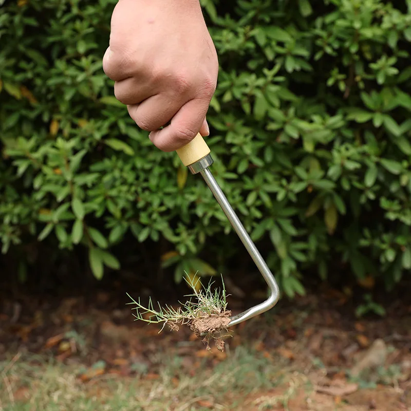 HYTROVE Outil De Désherbage Manuel Avec Manche Ergonomique
