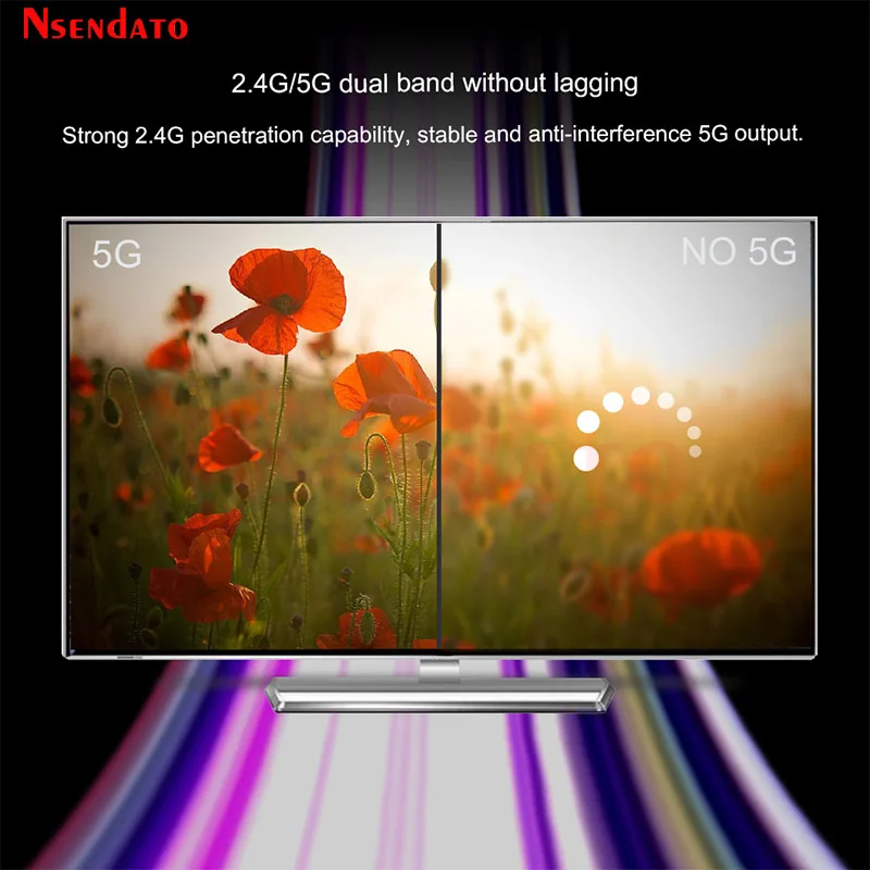 Wireless HDMI Extender Wifi Video Transmitter Receiver 50M 1080P 60Hz HDMI Wifi Screen Share Display Dongle Adapter for TV PC