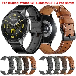 Leather Strap For Huawei Watch GT4 GT 4 46mm/GT2 Pro/GT 3 2 46mm Accessories Wristband Correa Bracelet For Huawei Watch 4 Pro
