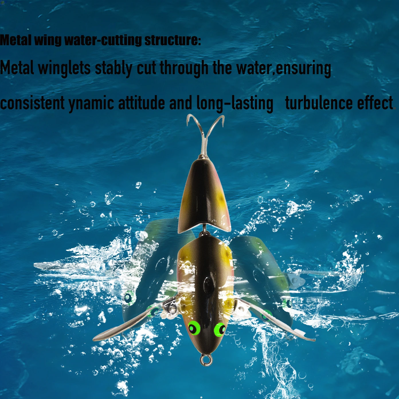 Topwater Catfish Lure 82mm/18g Floating Jointed Crawler Rattling Luminous Night Fishing Strong Surface Action Stable Swim - 4