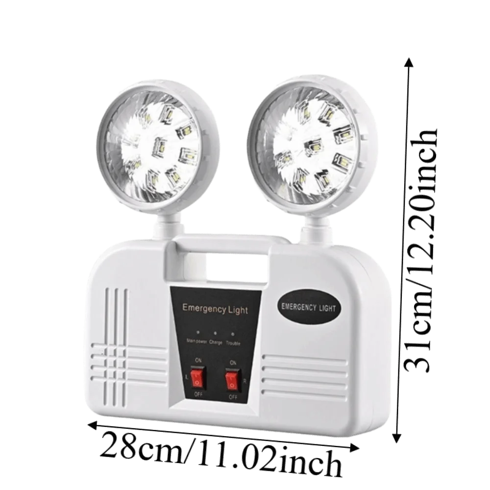 LED 이중 헤드 비상구등 IP30 비상 LED 비상 대피등 이중 헤드 벽등
