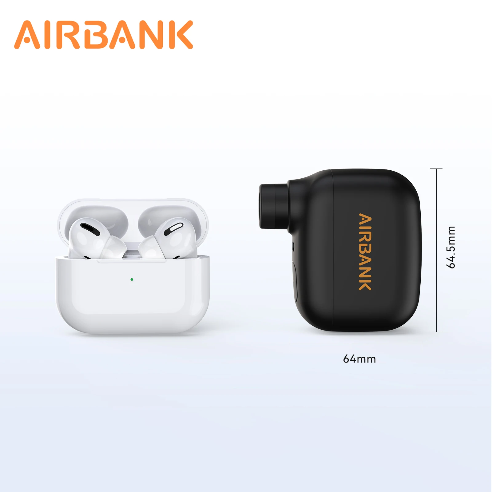 Compact Rechargeable Bicycle Air Pump with 100PSI Pressure Capacity and Type-C Charging