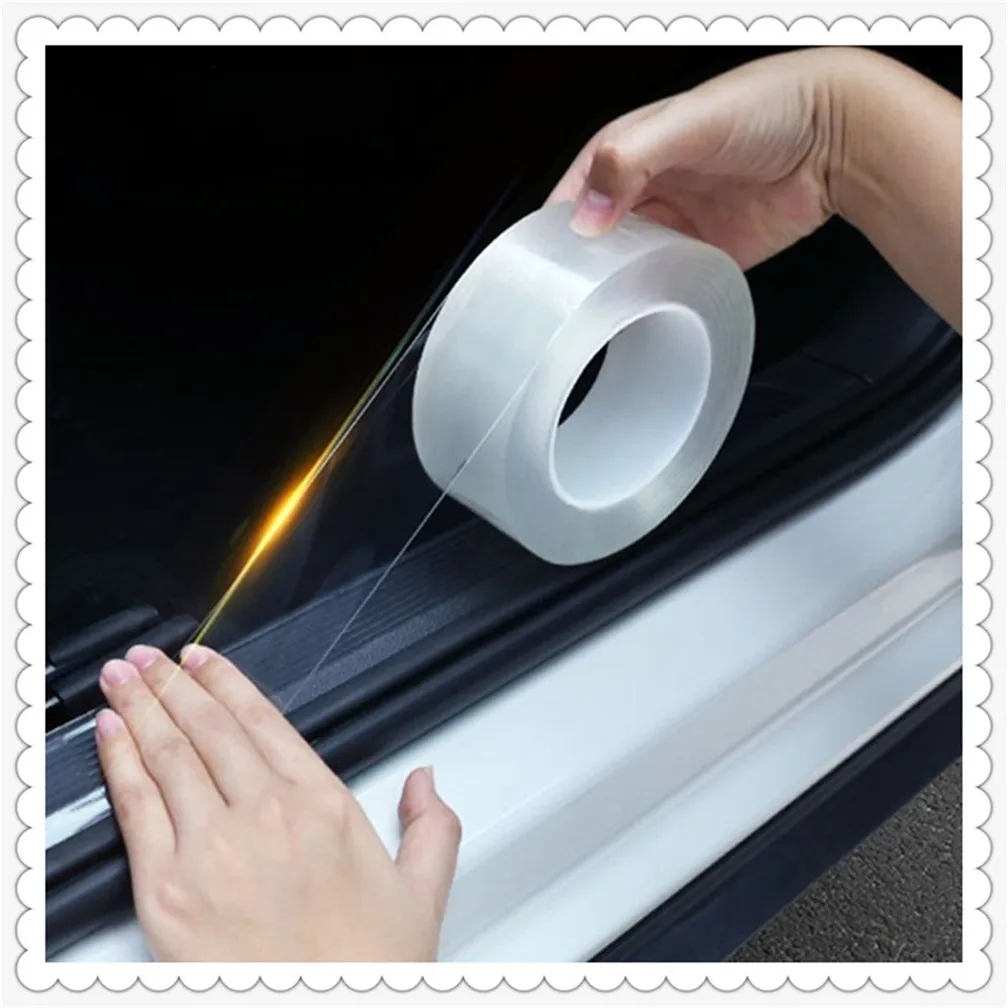 Car Protective Trunk Door Sill Film Accessories