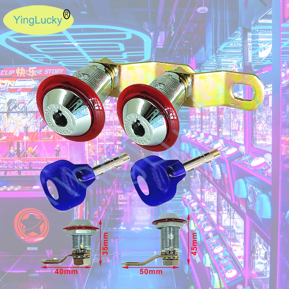 Arcade Lock Arcade Game Machine Dedicato Door Lock Cam Lock Con Parti Chiave Contanti Corti Per Jamma Arcade Flipper Games Machines
