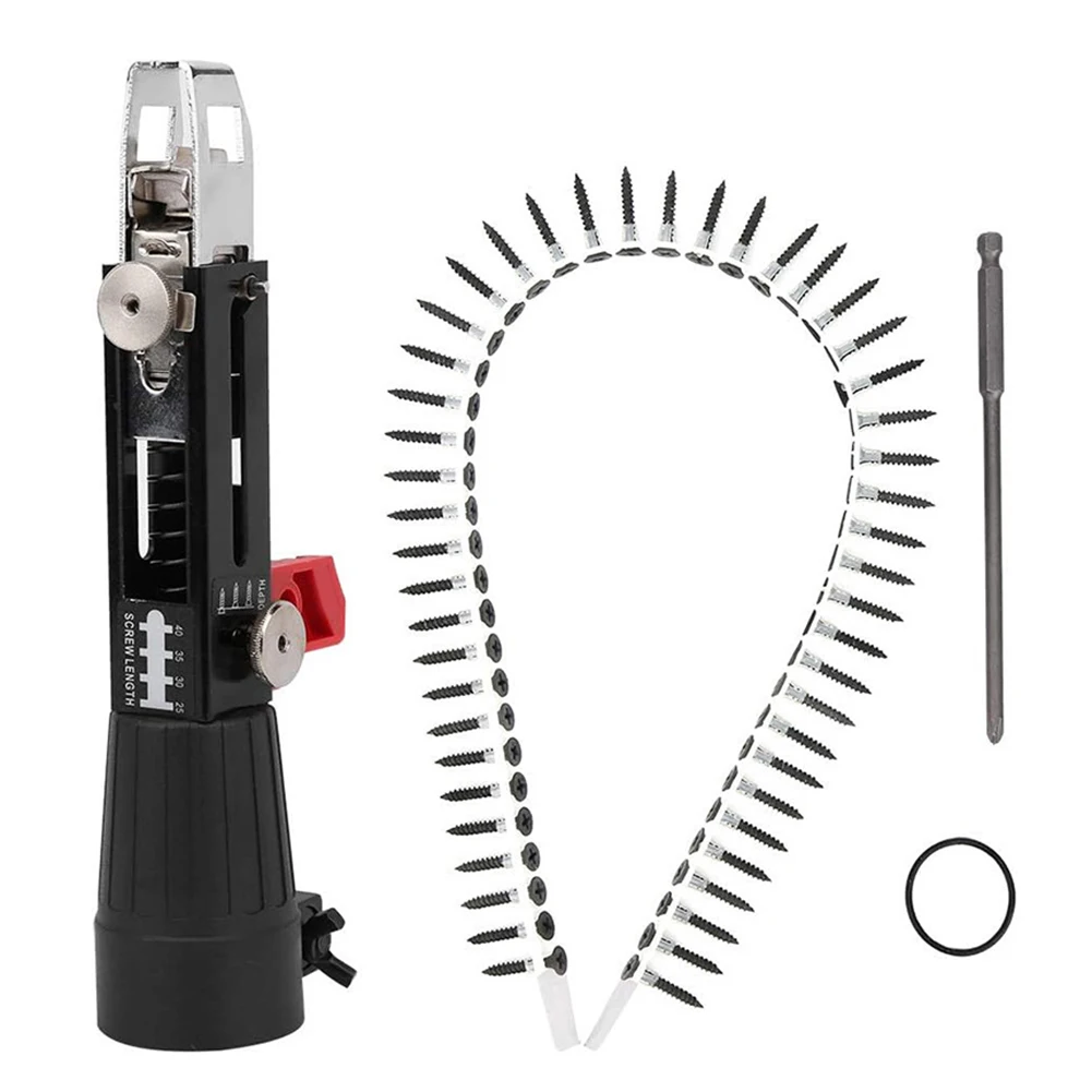 

For Electric Drill Batch Chain Screw Nail Adapter Kit Accessories Automatic Easy Installation Repair Woodworking