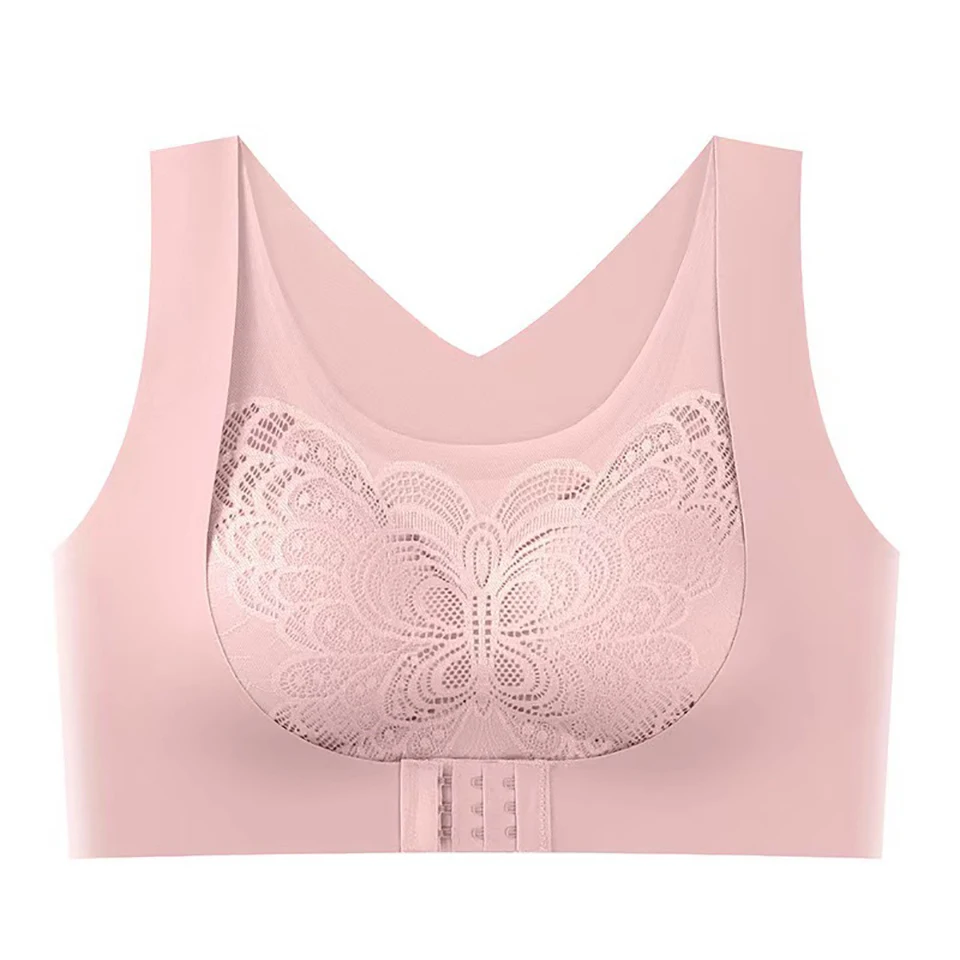 Women Brassiere Front Closure Posture Corrector Bras Sports Underwear Breathable Cross Beauty Back Wireless Female Lingerie