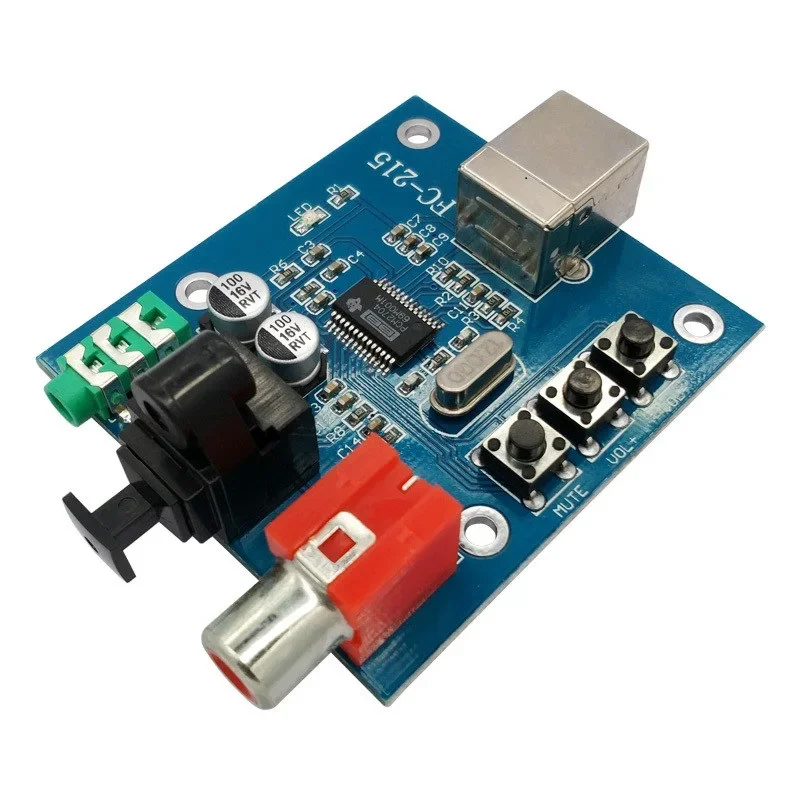 DAC Cables PCM2704 Audio DAC USB to S/PDIF Sound Card hifi DAC Decoder Board 3.5mm Analog Coaxial Optical Fiber Output Module