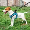 Cat Small Dog Breathable Mesh Harness And Leash Kitten Cats Harnesses Little Dog Puppy Harness For French Bulldog Chihuahua Pug 2