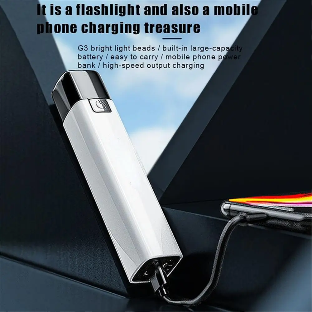 Новый портативный мини-фонарик с зарядкой от Usb