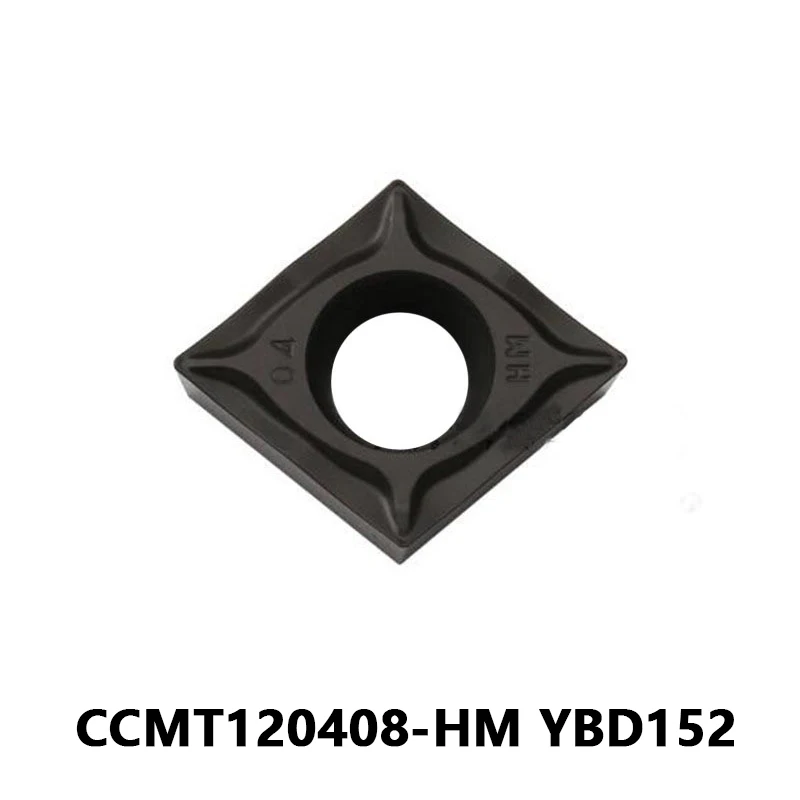 

CCMT120408 CCMT12 CCMT Carbide Inserts CCMT120408-HM YBD152 Turning Tools for Cast Iron CNC Lathe Cutter Inner Hole Metal Parts