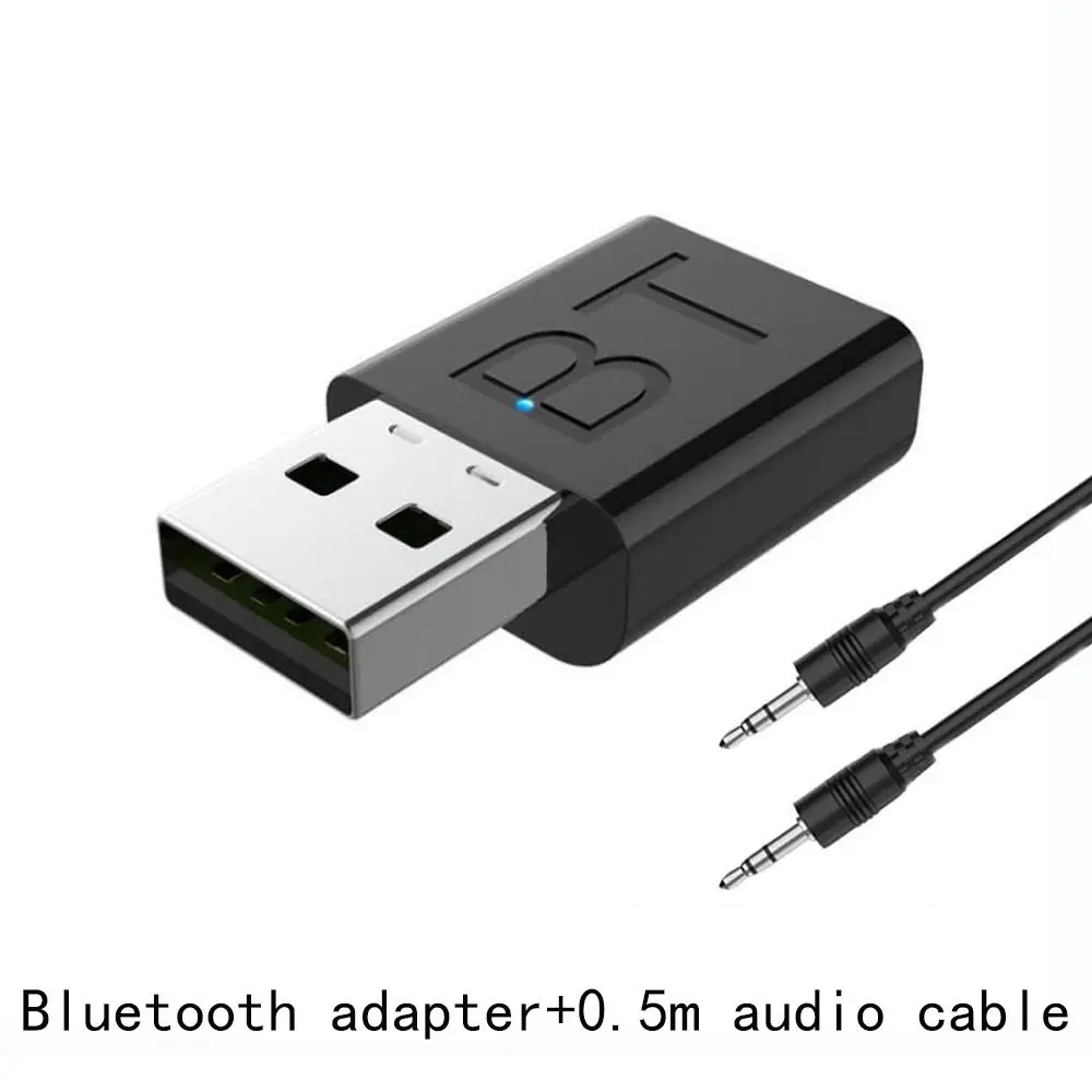 Hot For Car Radio 3.5mm Jack AUX Stereo Audio Receiver Adapter Music Receiver Auto Bluetooth Bluetooth 5.0 Receiver Adapter