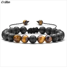 Initial Letter MAMA Black Beads Bracelet MOM Beaded Bangles For Women 2021 Mother's Day Gifts Bracelets Fashion Family Jewelry