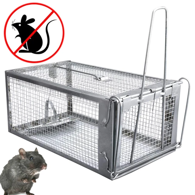 Mouse Trap Rats Cage for Household Mice Catcher Automatic Rat Traps Pet  Control