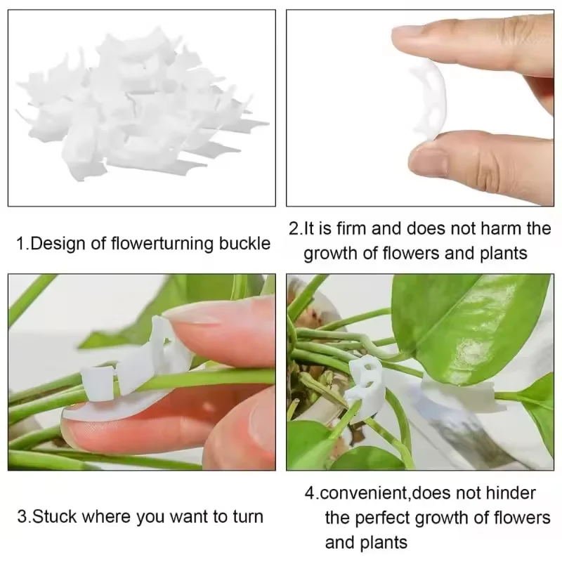 5/10pcs Botany-stem Vine Strapping Clips Garden Plant Bundled Buckle Fasten Stand Holder Tomato Flowers Fixed Suppor Ring Tool