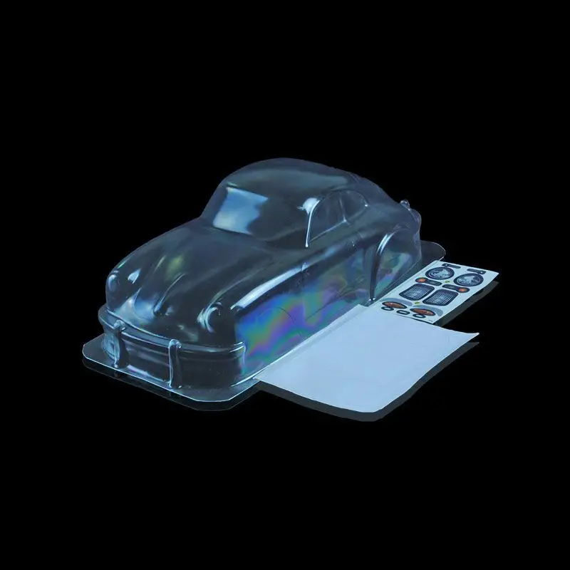 R/cvintage Porschee 356 Body Shell For 1:10 Rc Mini Tamiya M