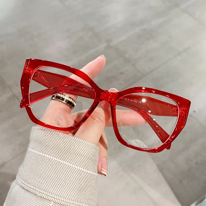 Montura De gafas Vintage para mujer, gafas gruesas De grado