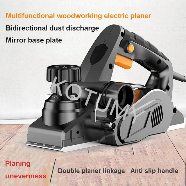 Cepillo eléctrico portátil multifuncional para el hogar, herramientas de  carpintería, placa Base pulida de aluminio, 220V