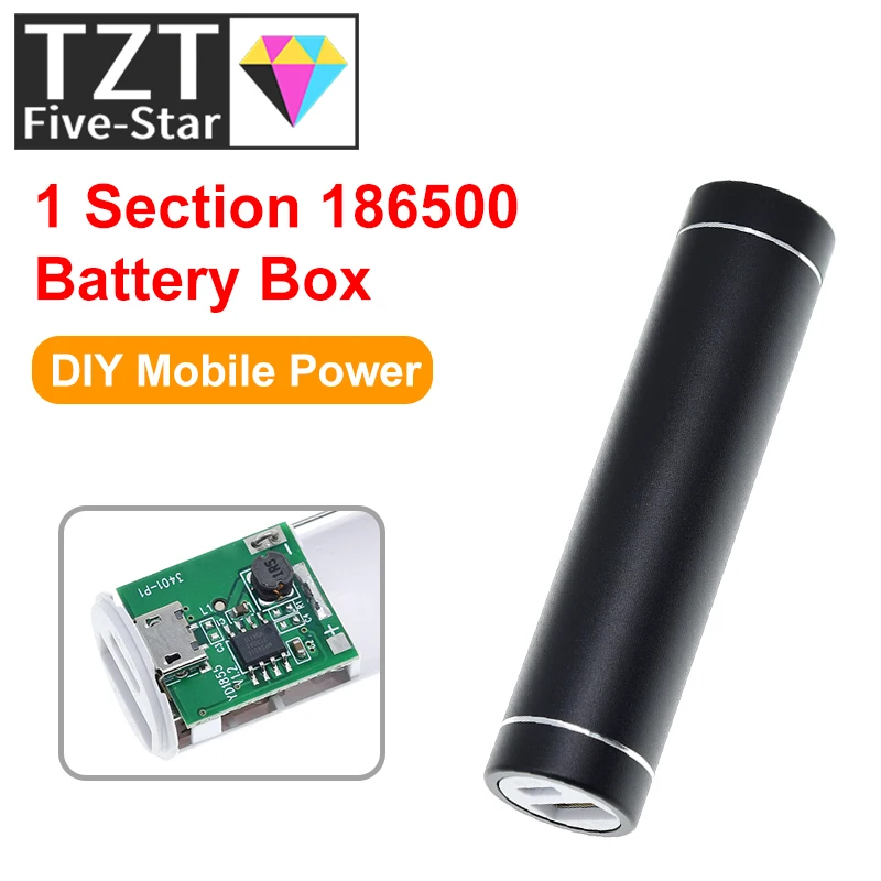 1/3PCS Metall Power Bank DIY Kit Lagerung Fall Box Kostenloser schweißen Anzug 1X 18650 Batterie 5V 1A USB Externe Ladegerät smart telefon