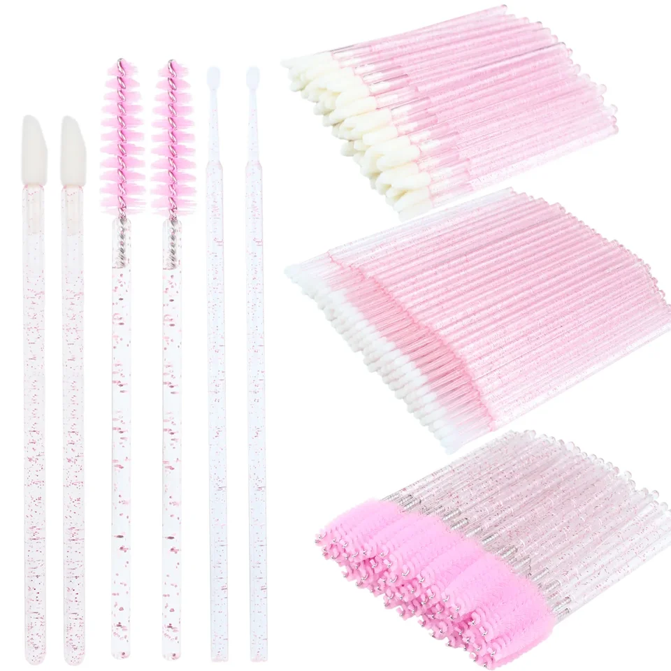 200 Piece Disposable Makeup Brushes Set