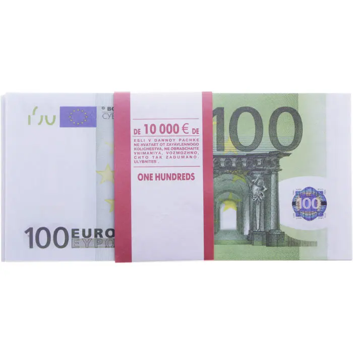 Сувенирная пачка денег 100 евро | Игрушки и хобби