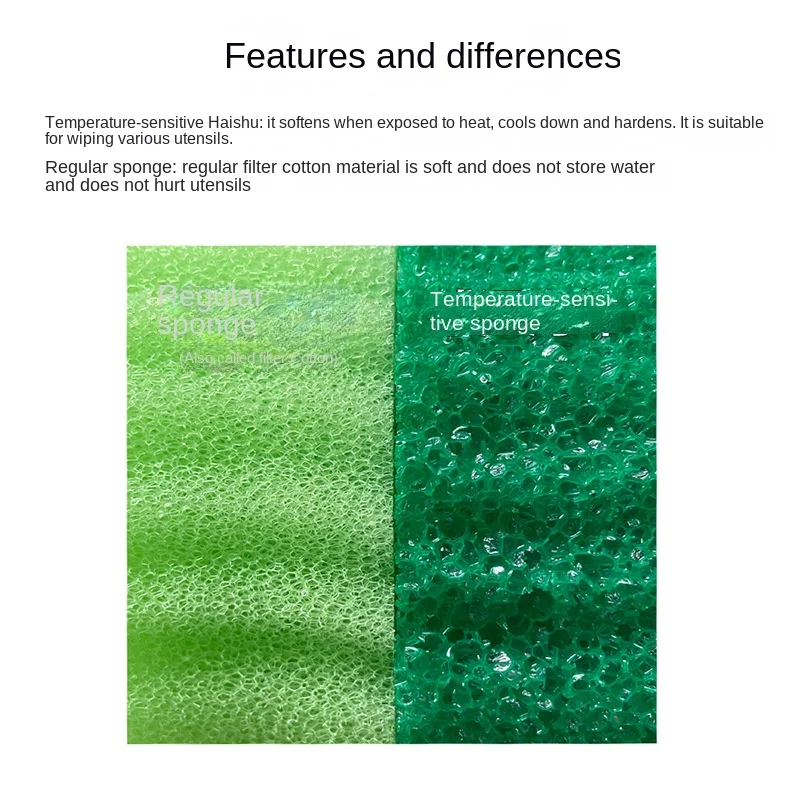 Dishwashing Sponge Home Kitchen Cleaning Cloth Powerful Scouring Pad Household Tools Accessories Merchandises Garden