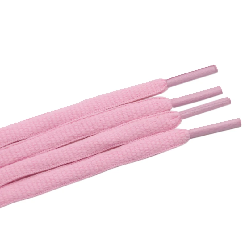 Weiou Lace 8.5MM Black Pink Grey Official Oval Shape Polyester Solid Ropes Easy Hat Cord Promotional Gift Items Wholesale Custom