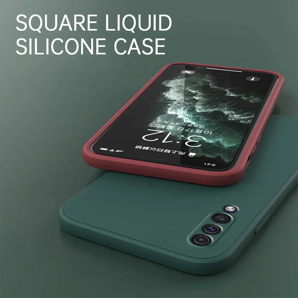 Premium Liquid Silicone Camera Protect Phone Case - Soft Couples Cover