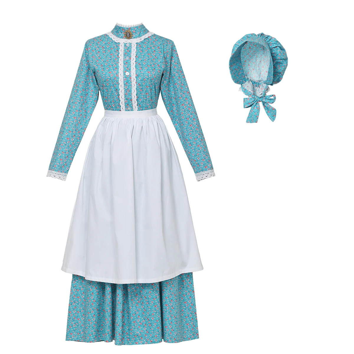 Pioneer Dress Women American Revolution Historical Clothing Modest Prairie Colonial  Costume - AliExpress 200000532