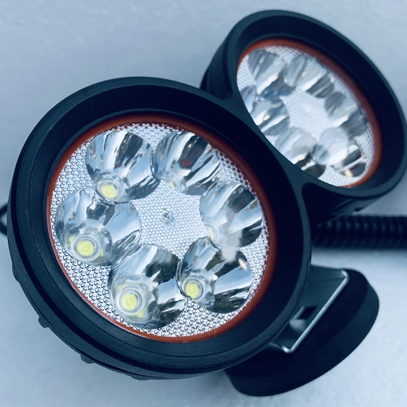 

4x4 Car Truck Portable LED Work Light Magnetic Base Offroad 4WD SUV Pickups Plug&Play Spotlight Roof Led bar driving head lights