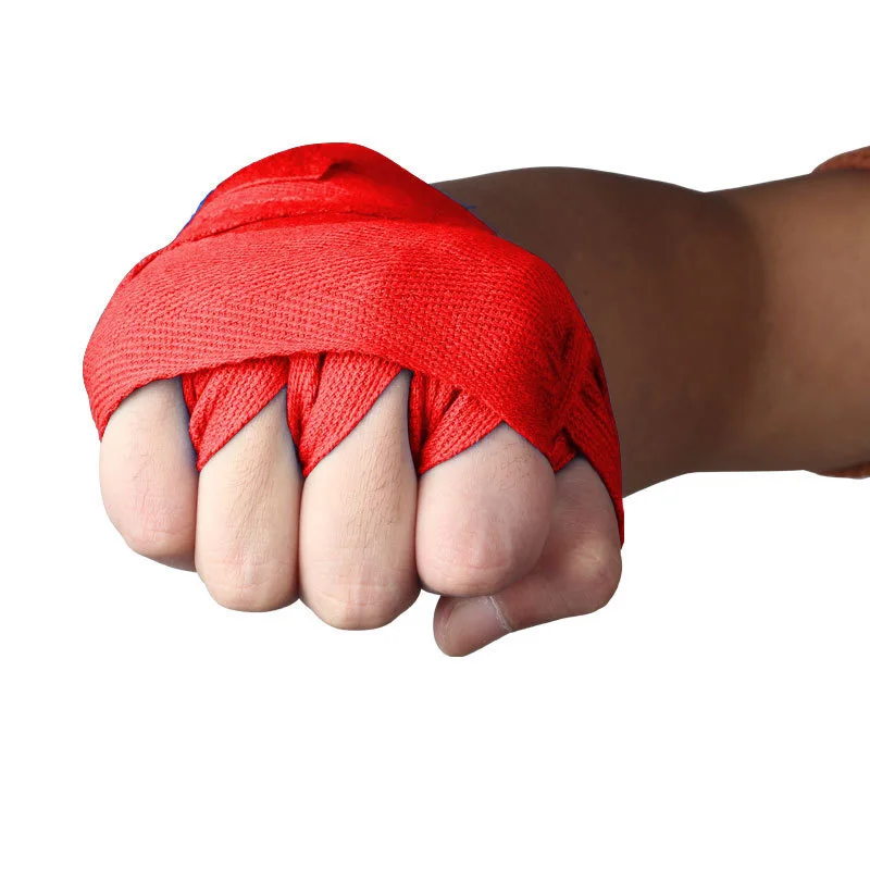 2PCS 1.5/2/3/5M Boxing Training Bandages Cotton Sport Bandages Sanda Kick Boxing Mma Hand Gloves Wraps Belt Boxing Gym Equipment 4