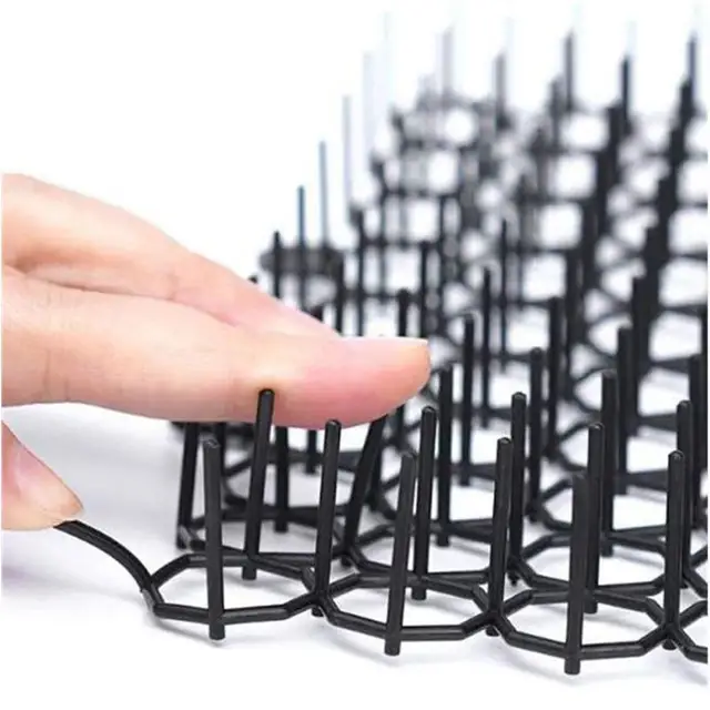 Macska Tüskés Párnák 12Db Scat Szőnyeg Tüskékkel Kültéri Kerti Kerítés Állati Akadályok Macskapriercsek Beltéri Bútorok - Image 3