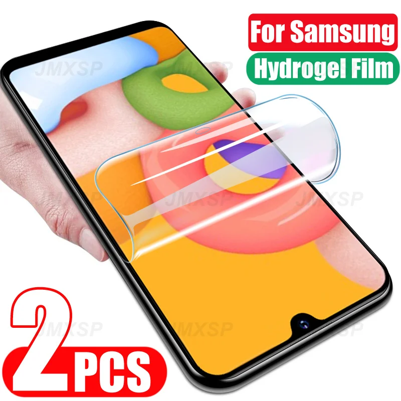 Гидрогелевая пленка для Samsung Galaxy A01 A11 A21 A31 A41 A51 A71 защиты экрана M01 M11 M21 M31 M51 M31S F12 2