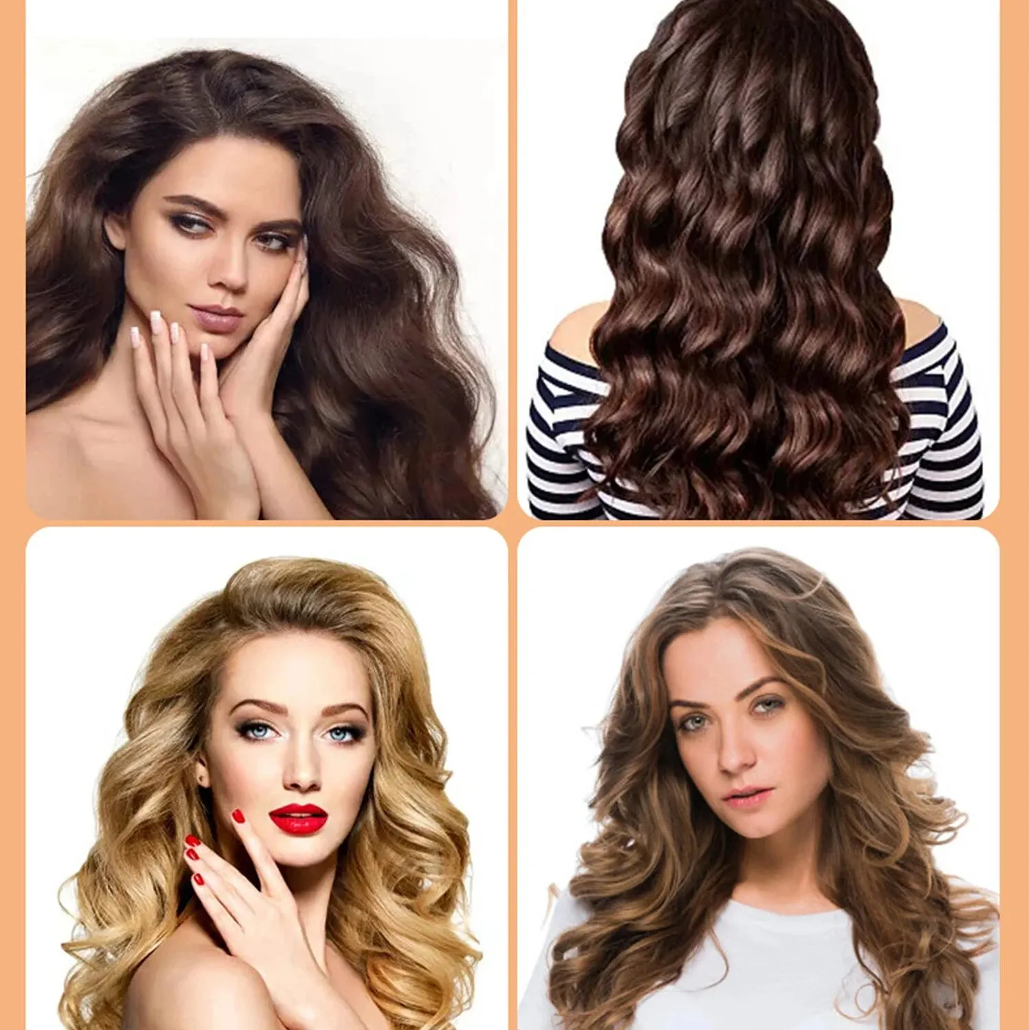 Simple Curling Stick Portable Household Sleep Curling Foam Wave Curler Lazy Person No Heat Hairdressing Tool Set hair styling tool,hair curling tools