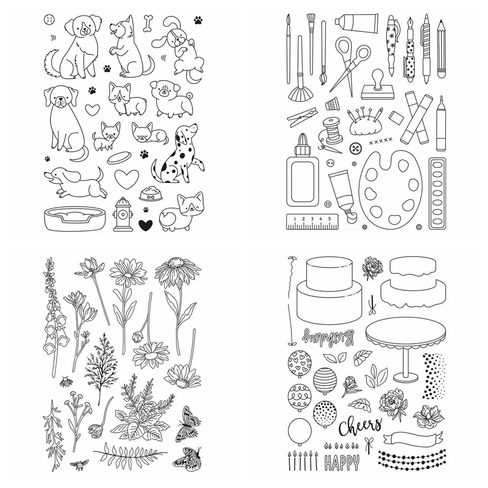 CHGCRAFT Cat Life Comics Clear Stempels Kat het nemen van een bad Transparante stempels Huisdier Slapen Siliconen Clear Stempel Seals voor DIY Scrapbooking Fotoalbum Decoratie, 4,3 × 6,7 cm