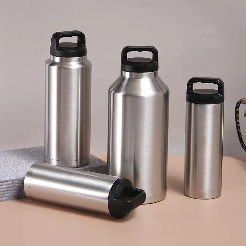 304StainlessSteelWaterBottleOutdoorCampingSportBottleDouble