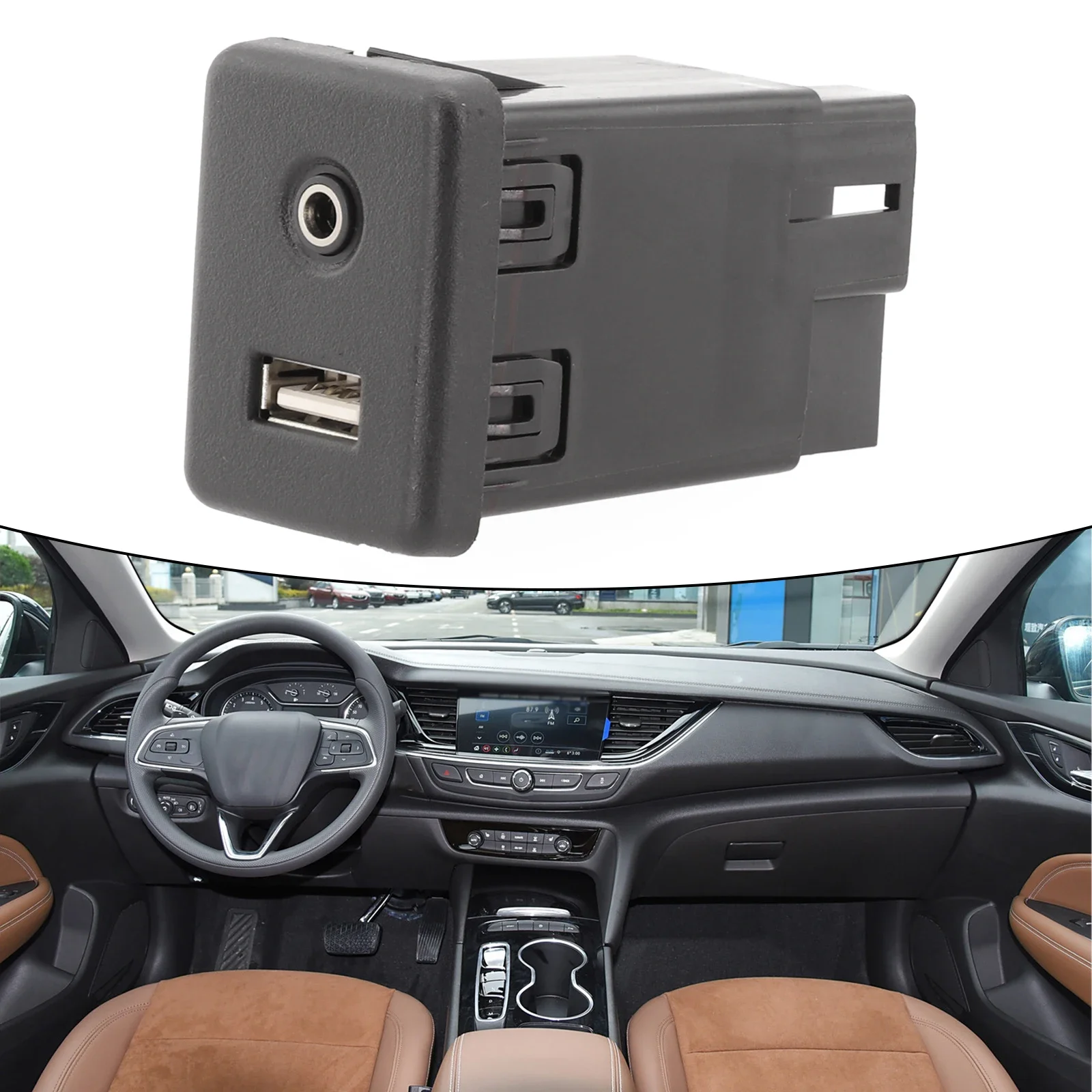 Audio Auxiliary AUX&USB Charging Port Module Socket 13599456 For Opel Vauxhall Insignia A 2009-Astra K