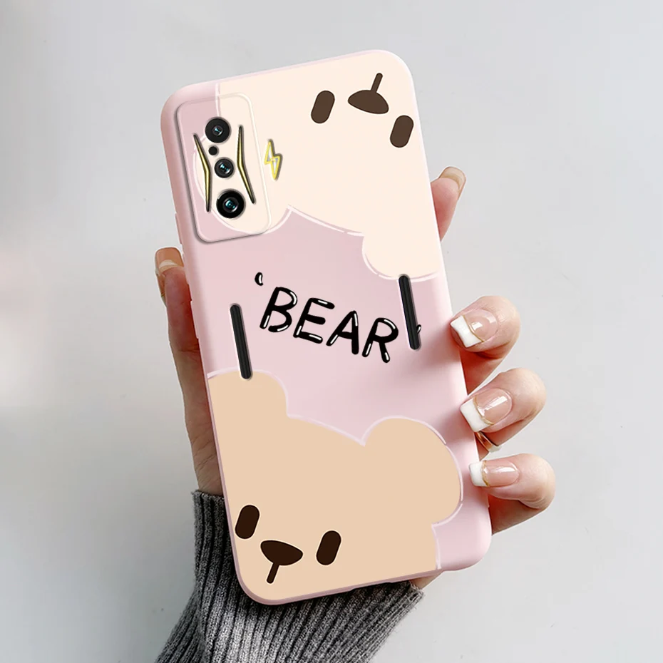 Silicone Soft Cartoon Frog Phone Case for Redmi K50 Gaming Edition